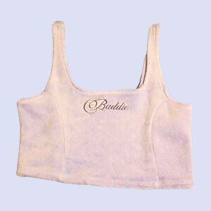 Forever 21 "Baddie" Crop-top Tank